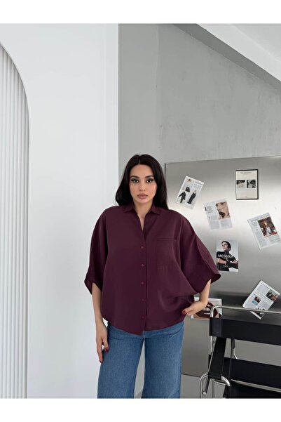 VeniLife Modal Fabric Relaxed Fit Button Shirt