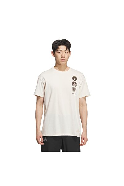 adidas Ke7078-E Mt Gfx Tee Men's T-Shirt White