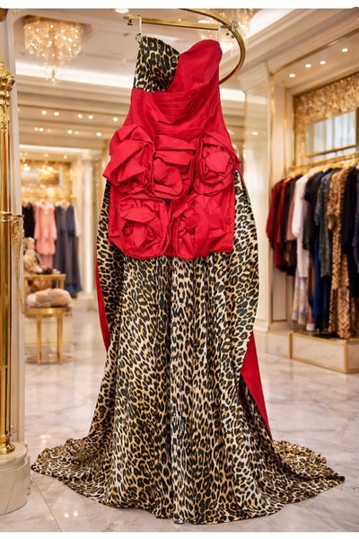 Lavin's ❤️Scarlet Majesty Couture Abiye