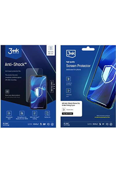 3MK All-Safe - Husă telefon AIO antișoc, complet impermeabilă, 5 buc.