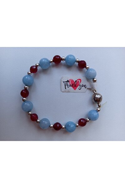 Handmade Brățară angelit calcedonie