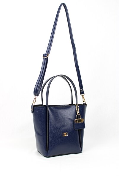 mossi Mornarsko plava ženska torba sa zlatnim detaljima za svakodnevnu upotrebu