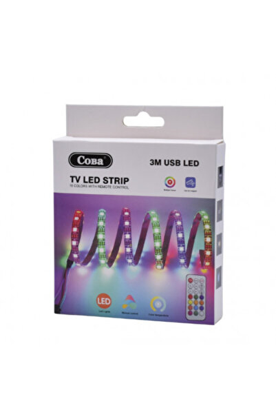 Poro Online LED Strip USB 3M 5050 RGB Color
