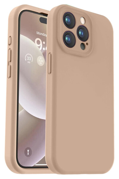 OEM Soft Touch Silicone Case, Microfiber, Camera Protection, for iPhone 14 Pr...