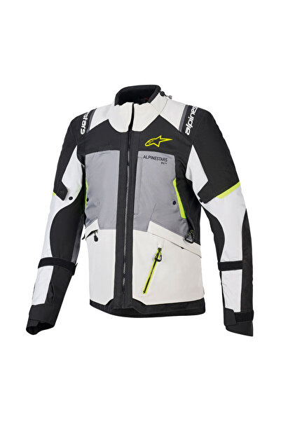 Alpinestars Andes V4 Korumalı Motosiklet Montu Gri Siyah Sarı