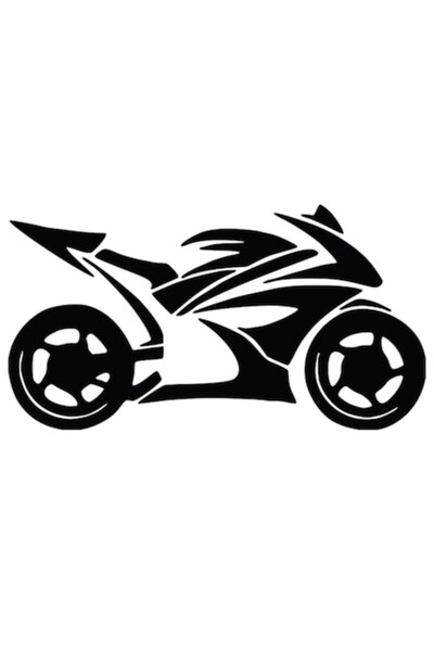 Universal Autocolant auto Yamaha Siluetă, 10cm, negru