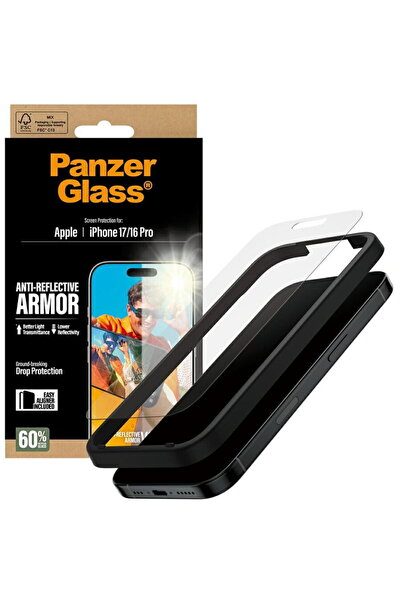 Panzer Glass Folie pentru iPhone 17 / iPhone 16 Pro - PanzerGlass® Anti-Refle...