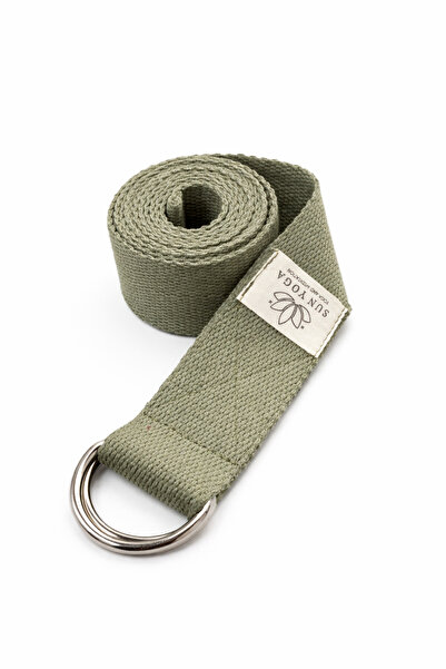 SUNYOGA Φυσικό Βιολογικό βαμβάκι Γιόγκα Πιλάτες Ζώνη i Χακί πράσινο χρώμα 200...