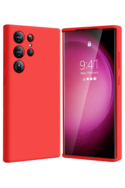 OEM Soft Touch Silicone Case, Microfiber, Camera Protection, for Galaxy S24 U...