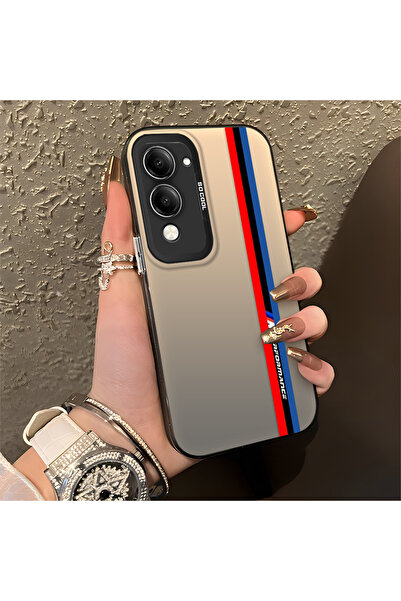 Hontinga حافظة هاتف من السيليكون متوافقة مع هاتف Vivo Y29S، حافة خلفية صلبة م...