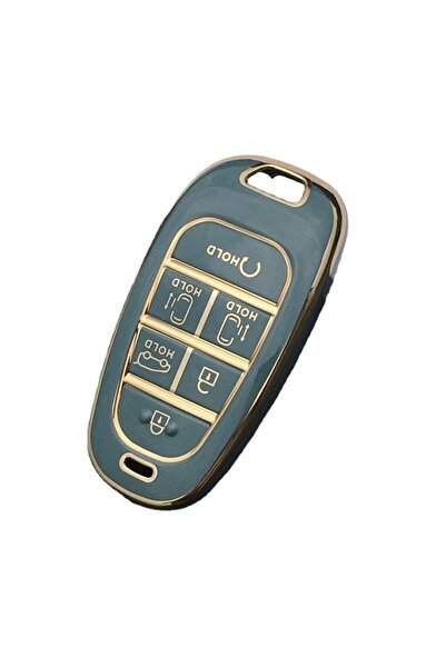 Hyundai Glossy TPU key case for 6 button key
