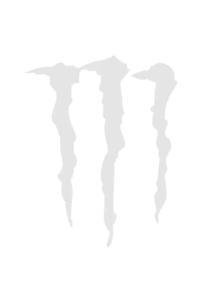 Universal Autocolant auto „Monstru”, 17x13cm, alb