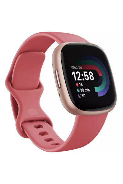 Fitbit Versa 4 Nisip Roz 1,58 inch Roz Cupru