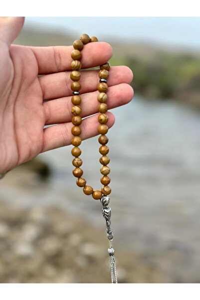 Zodyak Doğal Taş Set de 33 de mărgele de rugăciune din piatră de jasp, tăiate...