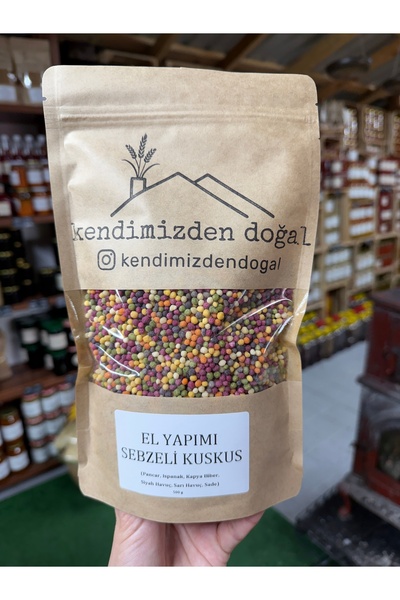 Kendimizden Doğal El Yapımı Sebzeli Kuskus (500g)