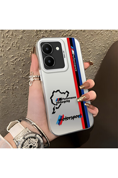 Hontinga حافظة هاتف Vivo Y36 5G متوافقة مع حافة السيليكون الصلبة ومضادة للسقو...