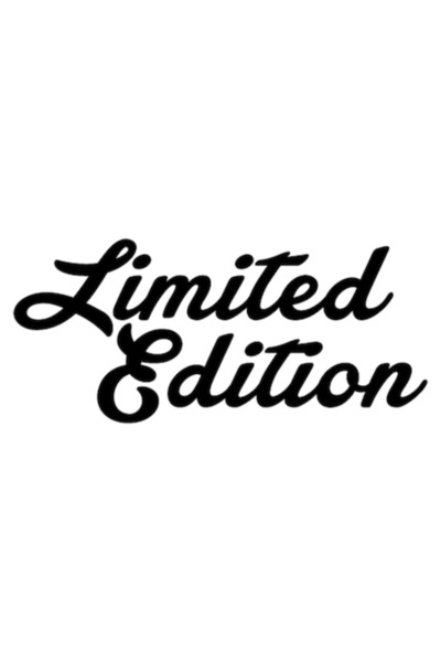 Universal Autocolant auto „Ediție limitată”, 10cm, negru