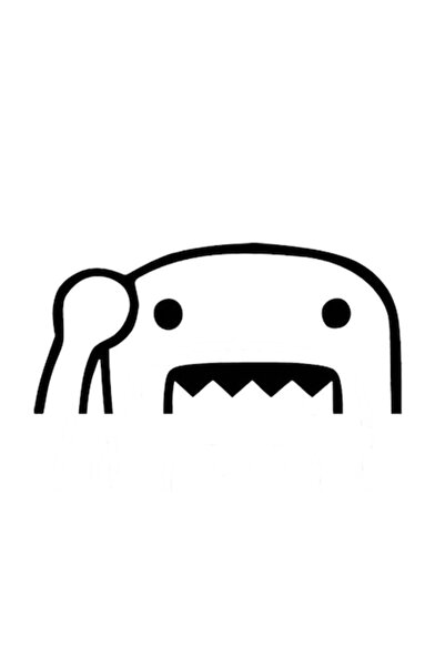 Universal Autocolant auto „Domo”, 10x5cm, negru