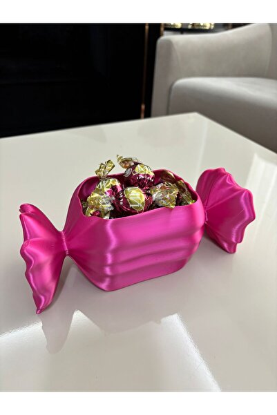 Mus3D Şeker Şekerlik - 3D Tasarım Dekoratif Şeker Kutusu & Sunumluk 20 cm x 9 cm