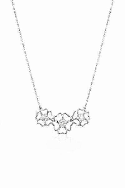 FELICELY FOR LOVELY MOMENTS Selena Rhodium Plated 925 Silver Necklace