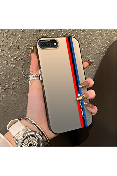 Hontinga حافظة هاتف من السيليكون متوافقة مع هاتف iPhone 8 Plus، حافة خلفية صل...