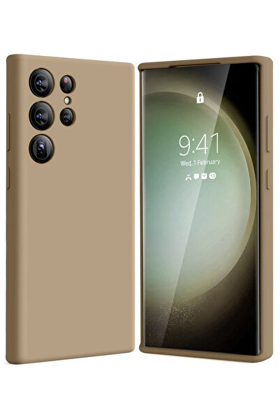 OEM Soft Touch Silicone Case, Microfiber, Camera Protection, for Galaxy S24 U...