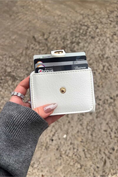 Yuka Atelier Horizontal Mechanism Faux Leather Card Holder Wallet