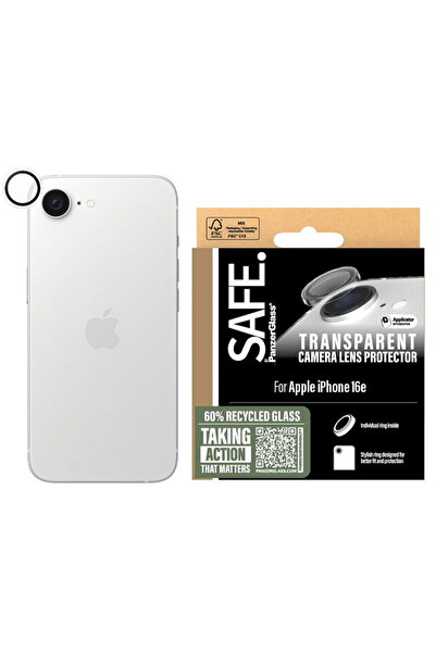 Panzer Glass Folie Camera pentru iPhone 16e - SAFE. by PanzerGlass® - Clear