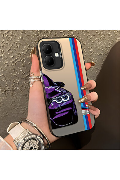 Hontinga حافظة هاتف Infinix Smart 10 متوافقة مع BMW منقوش مصنوعة من السيليكون...