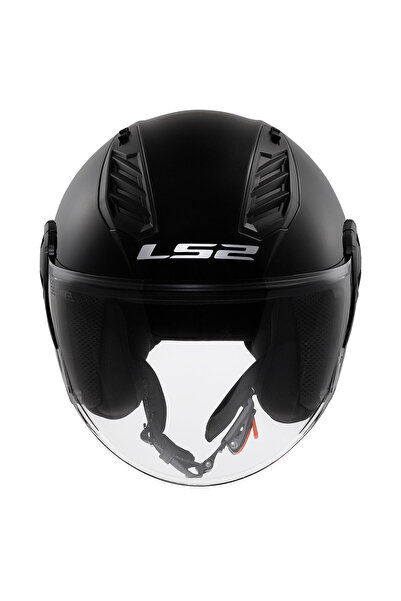 LS2 AİRFLOW 2 PARLAK SİYAH AÇIK KASK