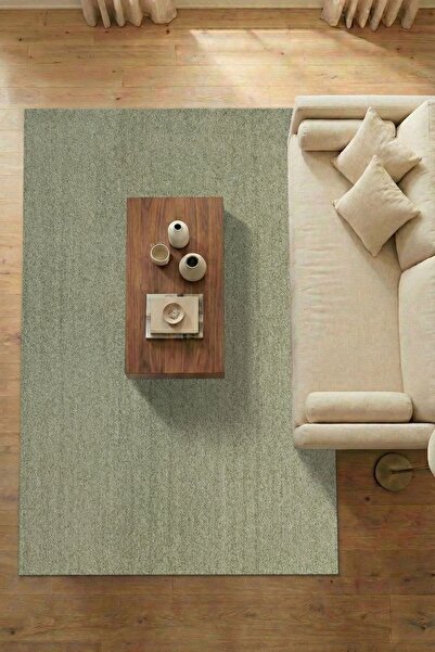 dekozer Mabel Yeşil Yumuşak Tuşeli Halı | 6 Renk Seçeneği • Kaymaz Taban • Yı...