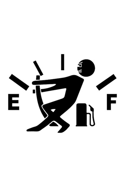 Universal Autocolant auto „Clapsă de combustibil”