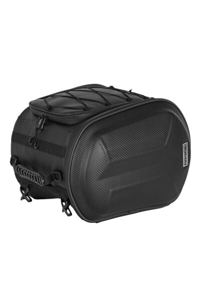 4Riders Carbon Evo Series Arka Çanta Scooter Ara Çantası Siyah
