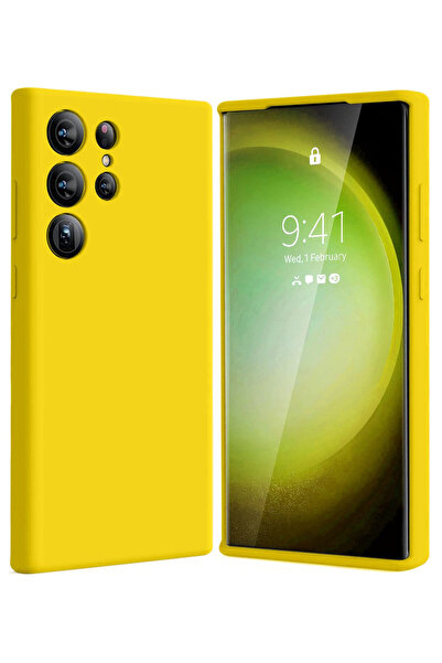 OEM Husa Silicon Soft Touch, Microfibra, Protectie Camere, pentru Galaxy S24 ...