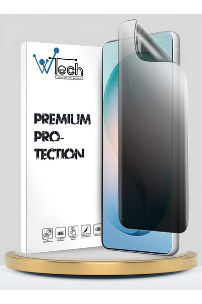 Wtech Samsung S26 Plus 5G 2026 Premium Hydrogel Anti Spy Film Thin and Flexib...