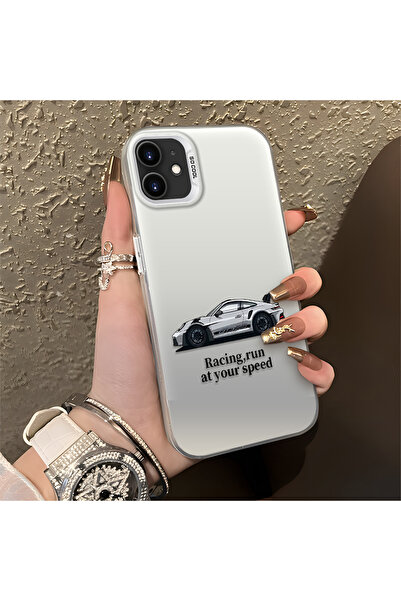 Hontinga حافظة هاتف آيفون 12 ميني متوافقة مع حافة السيليكون الصلبة ومضادة للس...