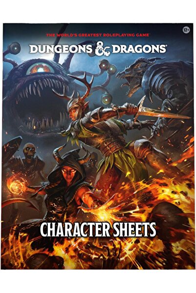 Viz Media Dungeons & Dragons Character Sheets