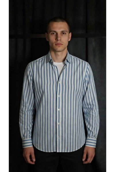 RAFF MAĞAZA Men's Striped Shirt