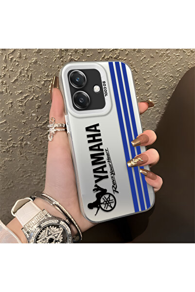 Hontinga حافظة هاتف متوافقة مع OPPO A3 5G BMW منقوش ذات حافة من السيليكون وظه...