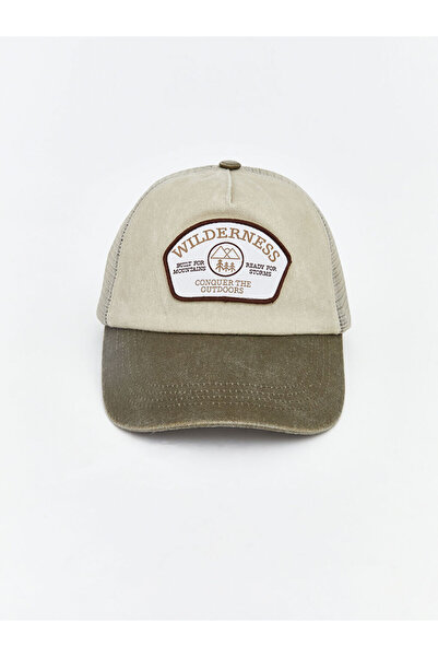 LC Waikiki Sparkling Choices from Shining Store Slogan Printed Men's Cap
