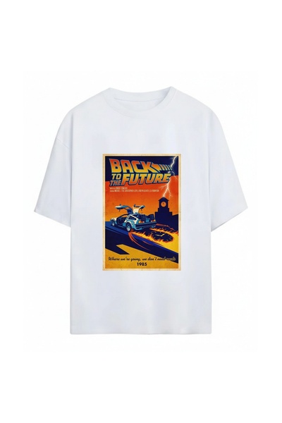 SVART WEAR Povratak u budućnost, unisex majica sa štampanim motivom, 100% pamuk