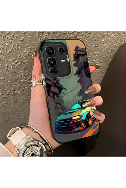 Hontinga حافظة هاتف Infinix Note 50 Pro Plus متوافقة مع السيارات الرياضية، مص...