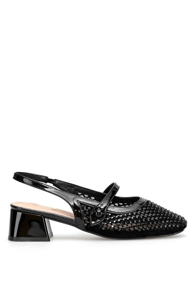 Guja 26Y487-1 Women's Stoned Classic Heeled Shoes Black