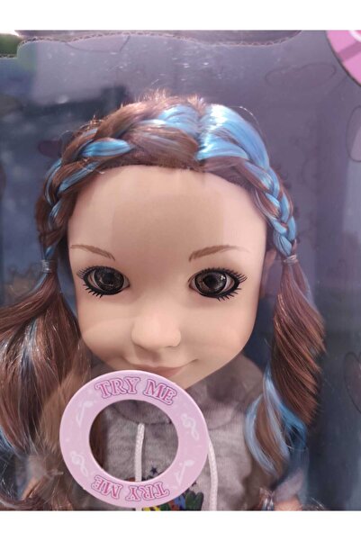 Boratila Toys 35 Cm Güzel Kıyafetli Müzikli Kaliteli Kız Bebek Oyuncak