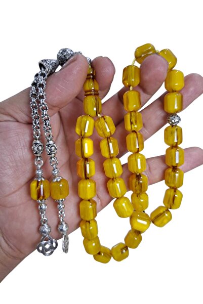 Cekke Tesbih Sıkma Kehribar 12*13 mm Mehmet Başkut Masterpiece Handmade Praye...