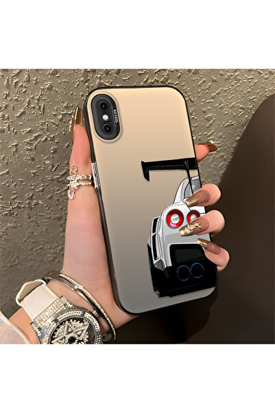 Hontinga حافظة هاتف iPhone XS Max متوافقة مع حافة السيليكون الصلبة والمضادة ل...