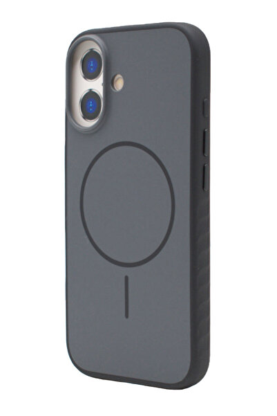 VERTEK Husa Silicon Magnetic Soft TPU Protectie Camere pentru iPhone 17, Negru