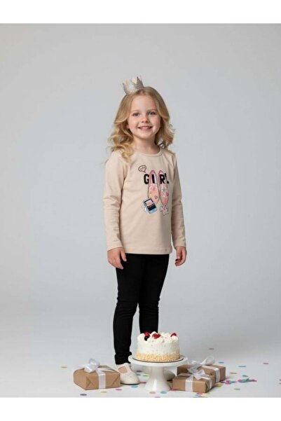 Zekids Κοριτσίστικο Σετ Καλσόν με Γράμματα