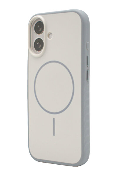 VERTEK Husa Silicon Magnetic Soft TPU Protectie Camere pentru iPhone 17, Alb