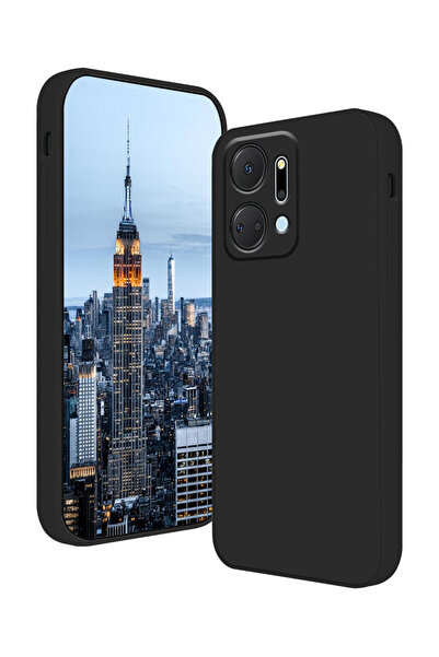 OEM Soft Touch Silicone Case, Microfiber, Camera Protection, for Honor X7A 4G...